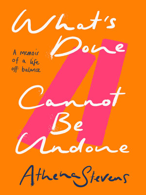 cover image of What's Done Cannot Be Undone